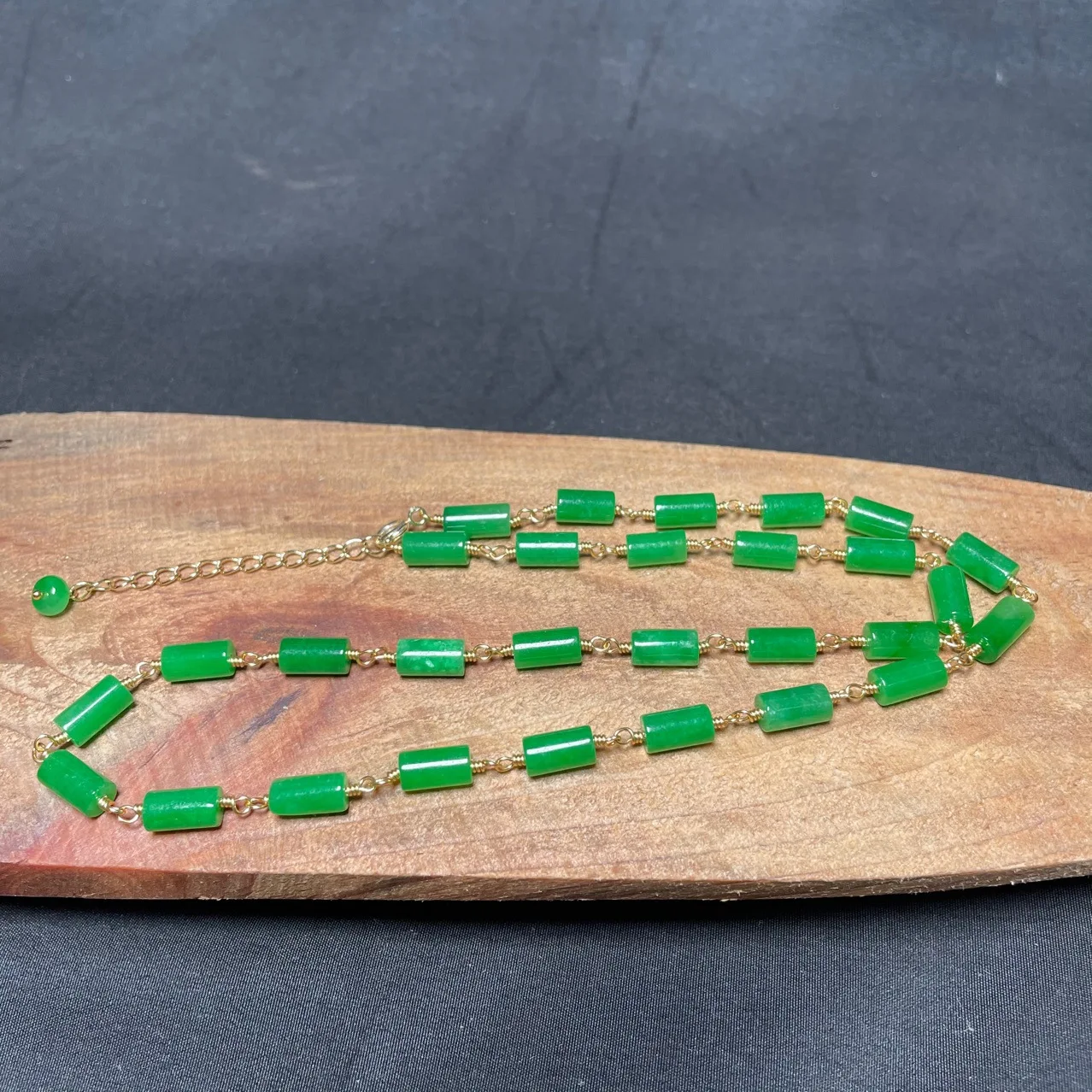 Beading - Xanh Ngọc Đính Hạt Vòng Cổ