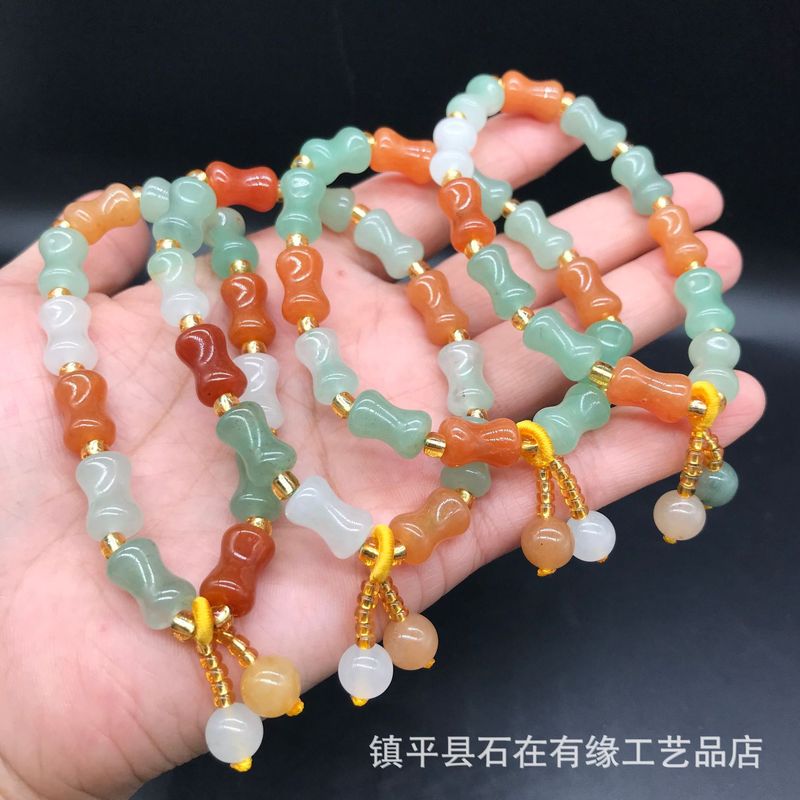 Natural Aventurine Bamboo , Go - đánh giá và giá Beading
