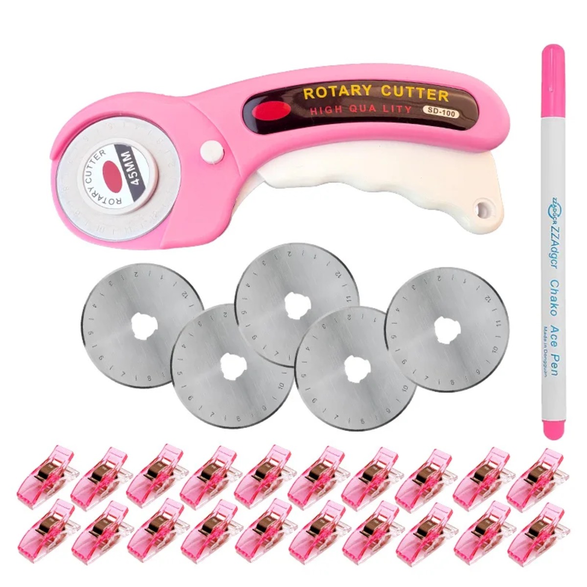 45mm Pink Patchwork Rotary Cut - đánh giá và giá Rotary Cutter For Fabric 45Mm