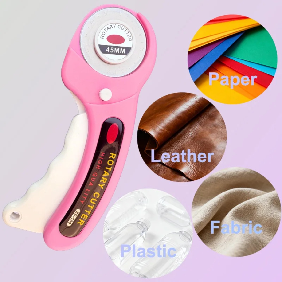 45mm Pink Patchwork Rotary Cut - đánh giá và giá Rotary Cutter For Fabric 45Mm