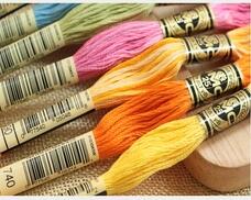 Oneroom Pháp DMC Chỉ Thêu Chỉ  - đánh giá và giá Cotton Embroidery Thread Skeins