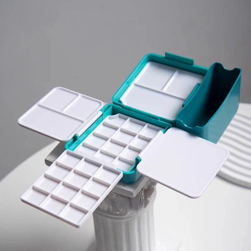 Mini Portable Solid Watercolor - đánh giá và giá Watercolor Paint Set Solid Pigment