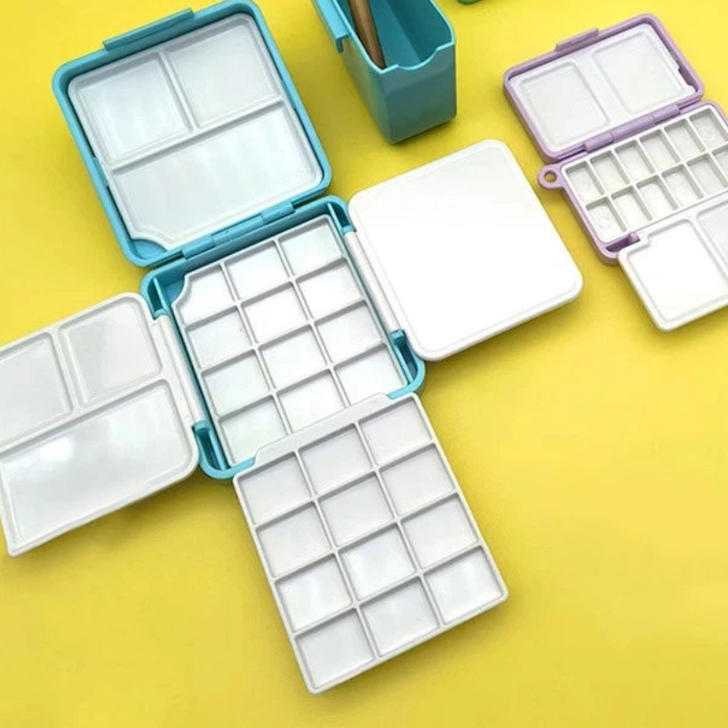Mini Portable Solid Watercolor - đánh giá và giá Watercolor Paint Set Solid Pigment