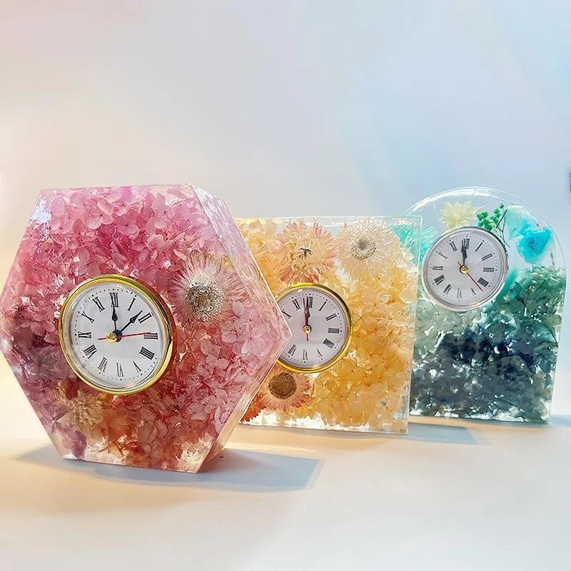 Clock Ornament Set Silicone Mo - đánh giá và giá Silicone Epoxy Resin Molds Set