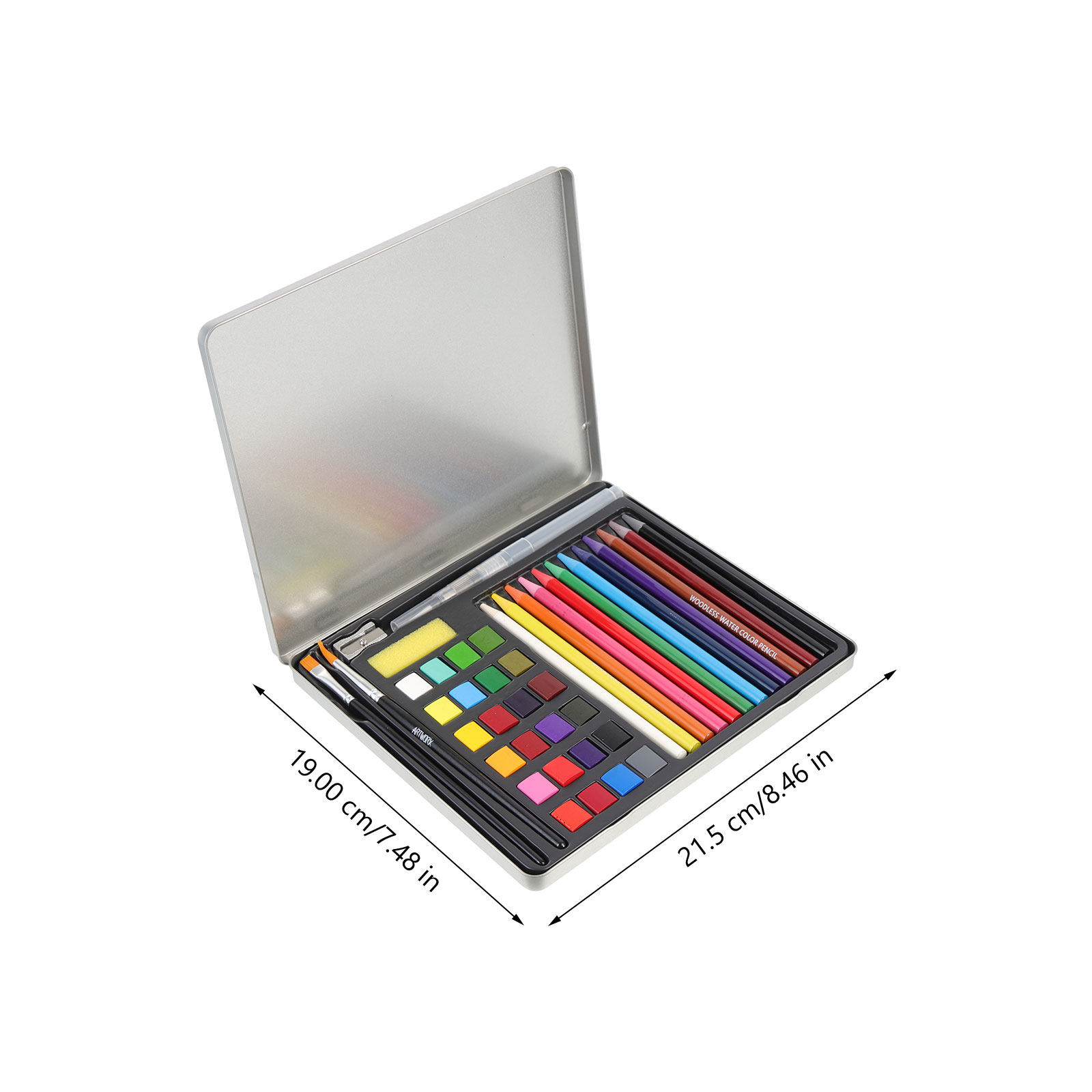1Set Watercolor Pigment Kit So - đánh giá và giá Watercolor Paint Set Solid Pigment